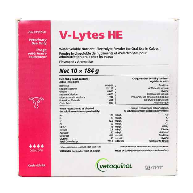 Picture of V-LYTES HE ELECTROLYTE POWDER - 10 x 184g