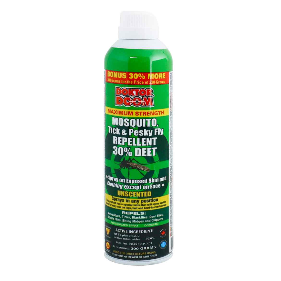 Picture of DOKTOR DOOM MAX STRENGTH  MOSQUITO TICK & FLY REPELLENT - 284g