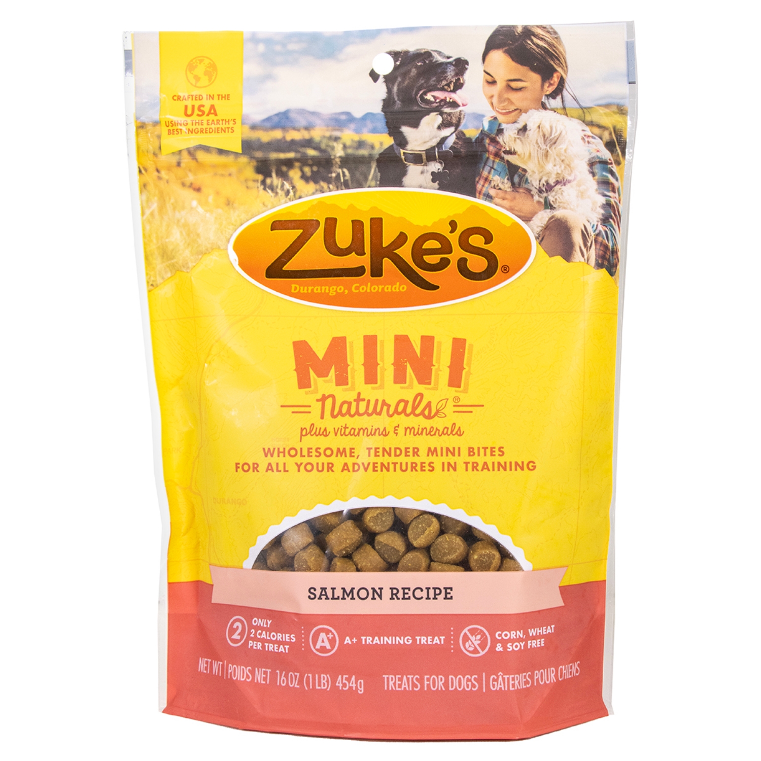 Picture of ZUKE’S MINI NATURALS Tender Dog Training Treats - Salmon - 16oz/454g