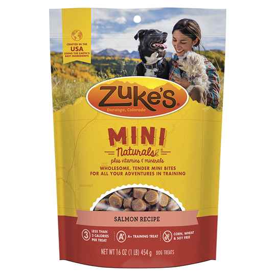 Picture of TREAT CANINE ZUKES MINI NATURALS Salmon - 16oz/454g