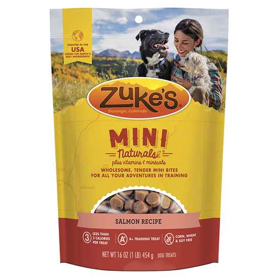 Picture of TREAT CANINE ZUKES MINI NATURALS Salmon - 16oz/454g