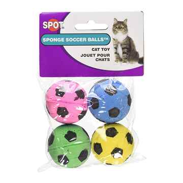 Picture of TOY CAT SPONGE SOCCER BALLS - 4/pk