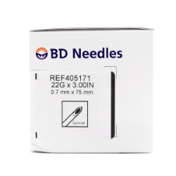 Picture of SPINAL NEEDLE QUINCKE 22g x 3in - 25s