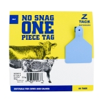 Picture of Z TAG CALF one piece BLUE BLANK - 25's