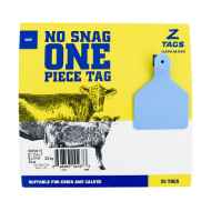 Picture of Z TAG CALF one piece BLUE BLANK - 25/bag