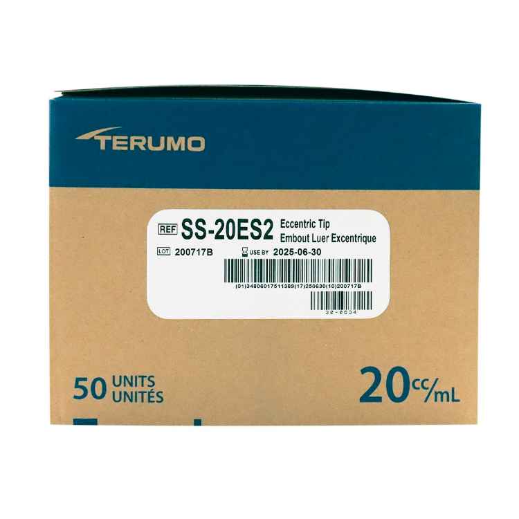 Picture of SYRINGE TERUMO 20cc ECCENTRIC TIP - 50s 