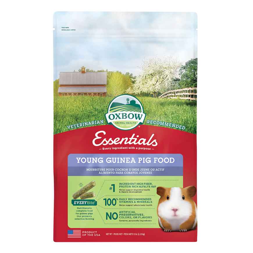 Picture of OXBOW ESSENTIALS YOUNG GUINEA PIG FOOD - 4.53kg/10lb