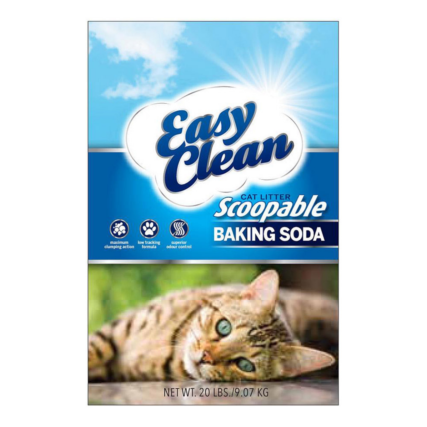 Picture of EASYCLEAN SCOOPABLE Clay Clumping Cat Litter - Baking Soda Odor Control - 20lb