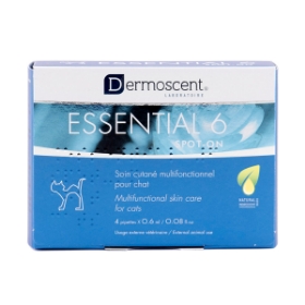 Show details for DERMOSCENT ESSENTIAL 6 SKIN CARE FOR CATS - 4 x 0.6ml Picture of DERMOSCENT ESSENTIAL 6 SKIN CARE FOR CATS - 4 x 0.6ml
