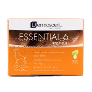 Picture of DERMOSCENT ESSENTIAL 6 SKIN CARE FOR DOGS 10 - 20kg - 4 x 1.2ml