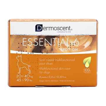 Picture of DERMOSCENT ESSENTIAL SKIN CARE FOR DOGS 20 - 40kg - 4 x .2.4ml