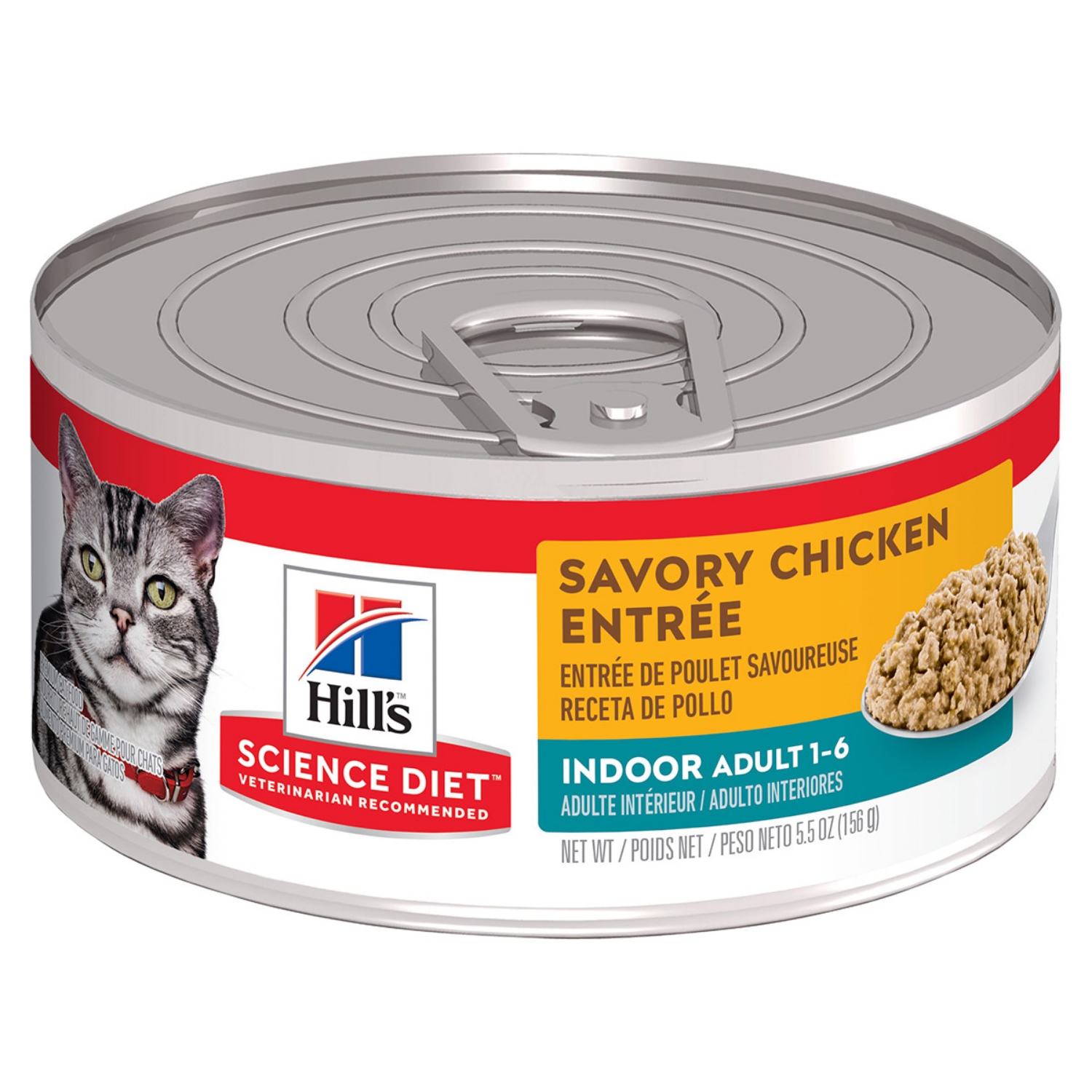 Picture of Feline Science Diet Indoor Cat Chicken - 24x156g Cans