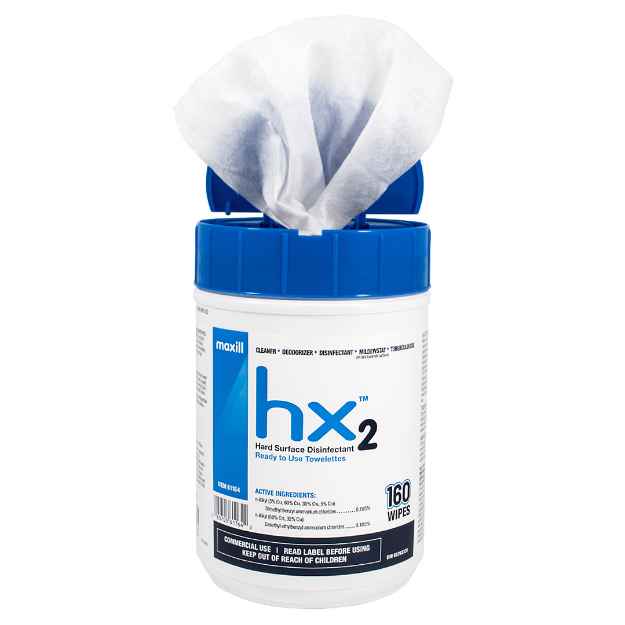 Picture of HX2 HARD SURFACE DISINFECTANT WIPES - 160/tub