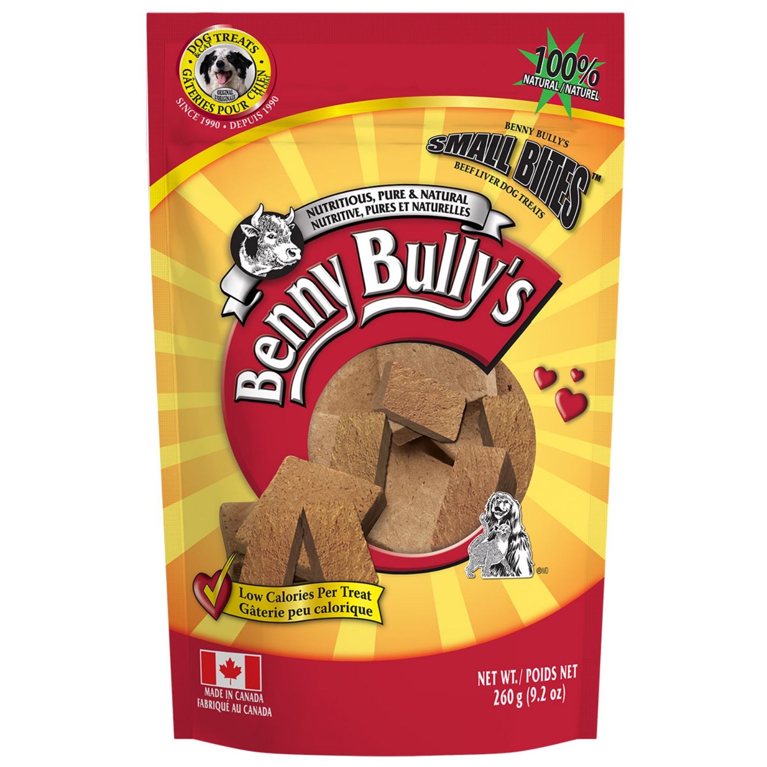 Picture of BENNY BULLY’S Small Bites Beef Liver Dog Treats - 9.2oz/260g