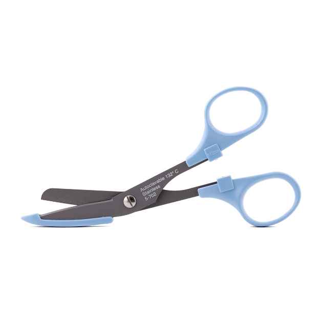 Picture of MILTEX NURSES SCISSORS 5 1/2in BLUE(5-702)