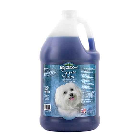 Picture of SHAMPOO BIOGROOM Super White - 1 gallon/3.8 litre