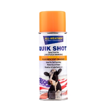 Show details for ALL WEATHER QUIK SHOT SPRAY (INVRT TIP) ORANGE - 13oz/369g Picture of ALL WEATHER QUIK SHOT SPRAY (INVRT TIP) ORANGE - 13oz/369g