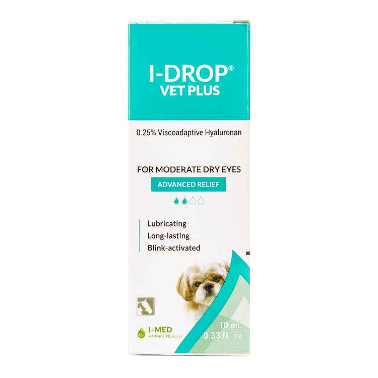 Picture of I-DROP VET PLUS 0.25% Viscoadaptive Hyaluronan EYE DROPS - 0.33oz/10ml (su30)