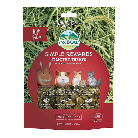 Picture of OXBOW SIMPLE REWARD TIMOTHY TREATS - 1.4oz/40g