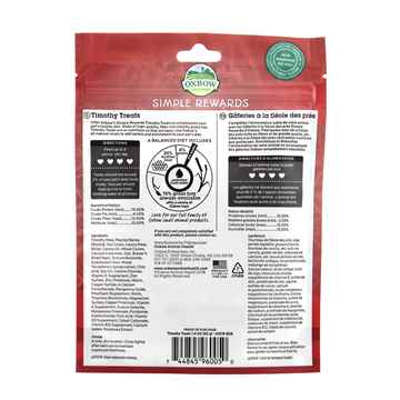 Picture of OXBOW SIMPLE REWARD TIMOTHY TREATS - 40gm