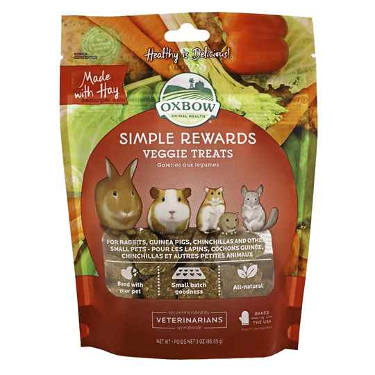 Picture of OXBOW SIMPLE REWARD VEGGIE TREATS - 3oz/85g