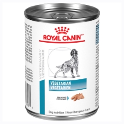 Picture of Royal Canin Veterinary Diet VEGETARIAN Loaf Wet Dog Food - 12 X 385gm cans
