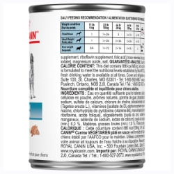 Picture of Royal Canin Veterinary Diet VEGETARIAN Loaf Wet Dog Food - 12 X 385gm cans