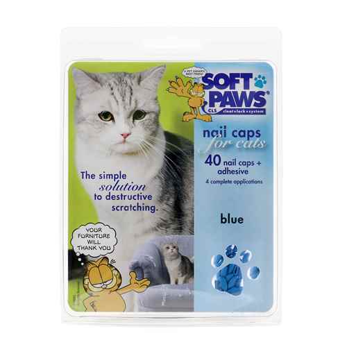 Picture of SOFT PAWS TAKE HOME KIT FELINE MEDIUM - Blue