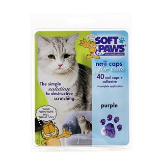 Picture of SOFT PAWS TAKE HOME KIT FELINE LARGE - Purple