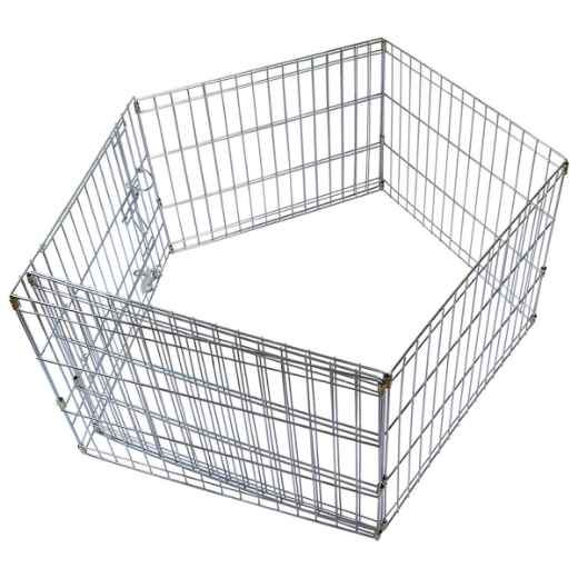 Picture of EXERCISE PEN Unleashed SILVER - 8 panels x 24in x 24in