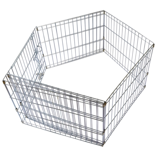 Picture of EXERCISE PEN Unleashed SILVER - 8 panels x 24in x 24in