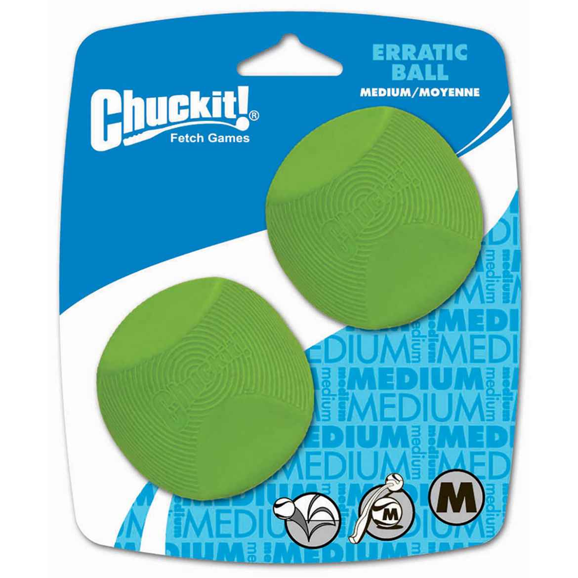 Picture of TOY DOG CHUCKIT ERRATIC BALL Medium - 2/pk