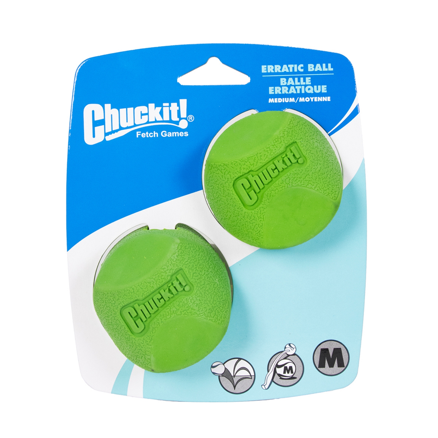 Picture of TOY DOG CHUCKIT ERRATIC BALL Medium - 2/pk