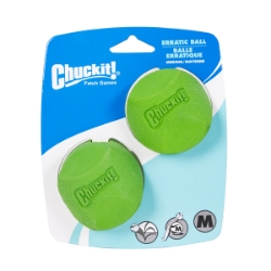 Picture of TOY DOG CHUCKIT ERRATIC BALL Medium - 2/pk