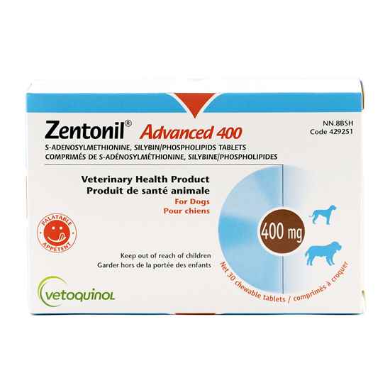 Picture of ZENTONIL ADVANCED 400 CHEWABLE TABS - 30's