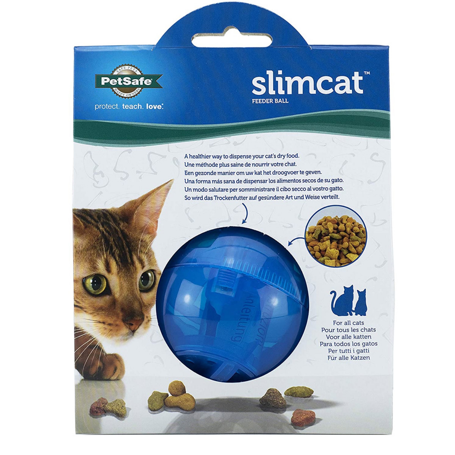 Picture of PETSAFE Slimcat Feeder Treat Ball - Blue