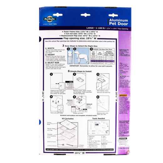 Picture of PETSAFE FREEDOM PET DOOR Aluminum -  Large