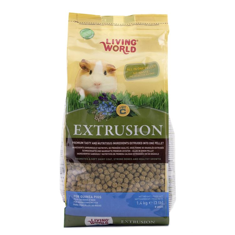 Picture of LIVING WORLD EXTRUDED GUINEA PIG FOOD - 1.4kg / 3lb