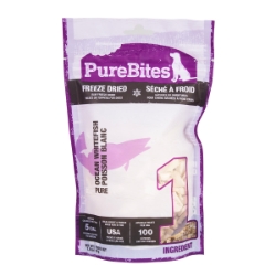 Picture of PUREBITES Freeze Dried Raw Ocean Whitefish Dog Treat/Food Topper  - 1.8oz/50g