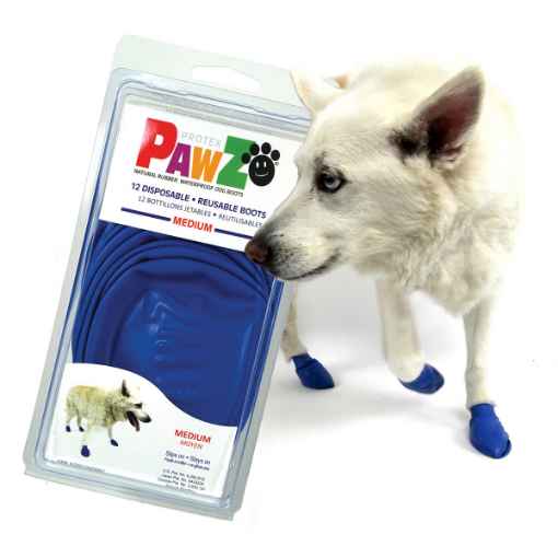 Picture of BOOTS PAWZ NATURAL RUBBER K/9 BOOTS Medium Blue -12/pk