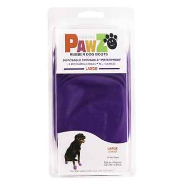 Picture of BOOTS PAWZ NATURAL RUBBER K/9 BOOTS Large Purple - 12/pk
