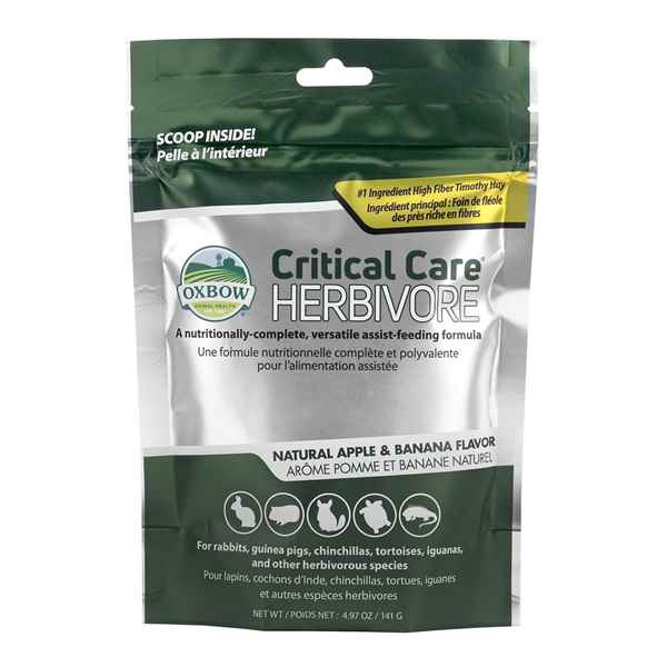 Picture of OXBOW CRITICAL CARE HERBIVORE Apple & Banana Flavour - 4.97oz/141g