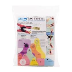 Picture of ALLFLEX TAG GLOBAL MEDIUM BLANK RED - 25/bag