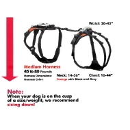 Picture of HELP EM UP CONVENTIONAL HARNESS (Orange) MEDIUM 45 - 80lbs