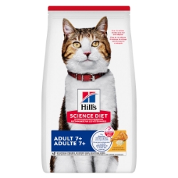 Picture of Feline Science Diet Adult 7+ W/ Chicken - 16lb/7.25kg