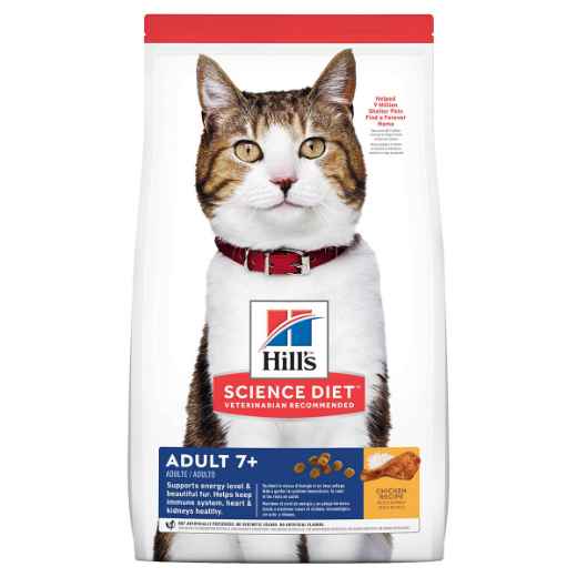 Picture of FELINE SCIENCE DIET ADULT 7+ w/ CHICKEN - 16lb / 7.25kg