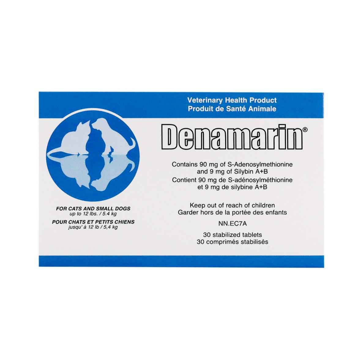 Picture of DENAMARIN TABS for CATS/SMALL DOGS 90mg - 30s 