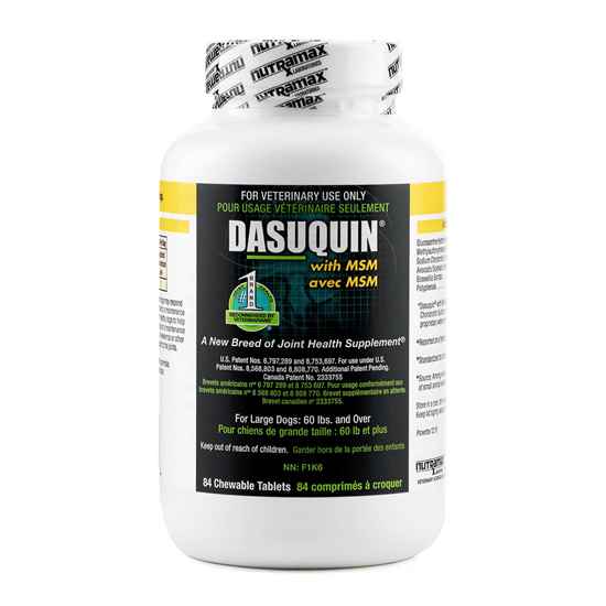 Picture of DASUQUIN CHEW TABS w/MSM for LARGE DOGS - 84s