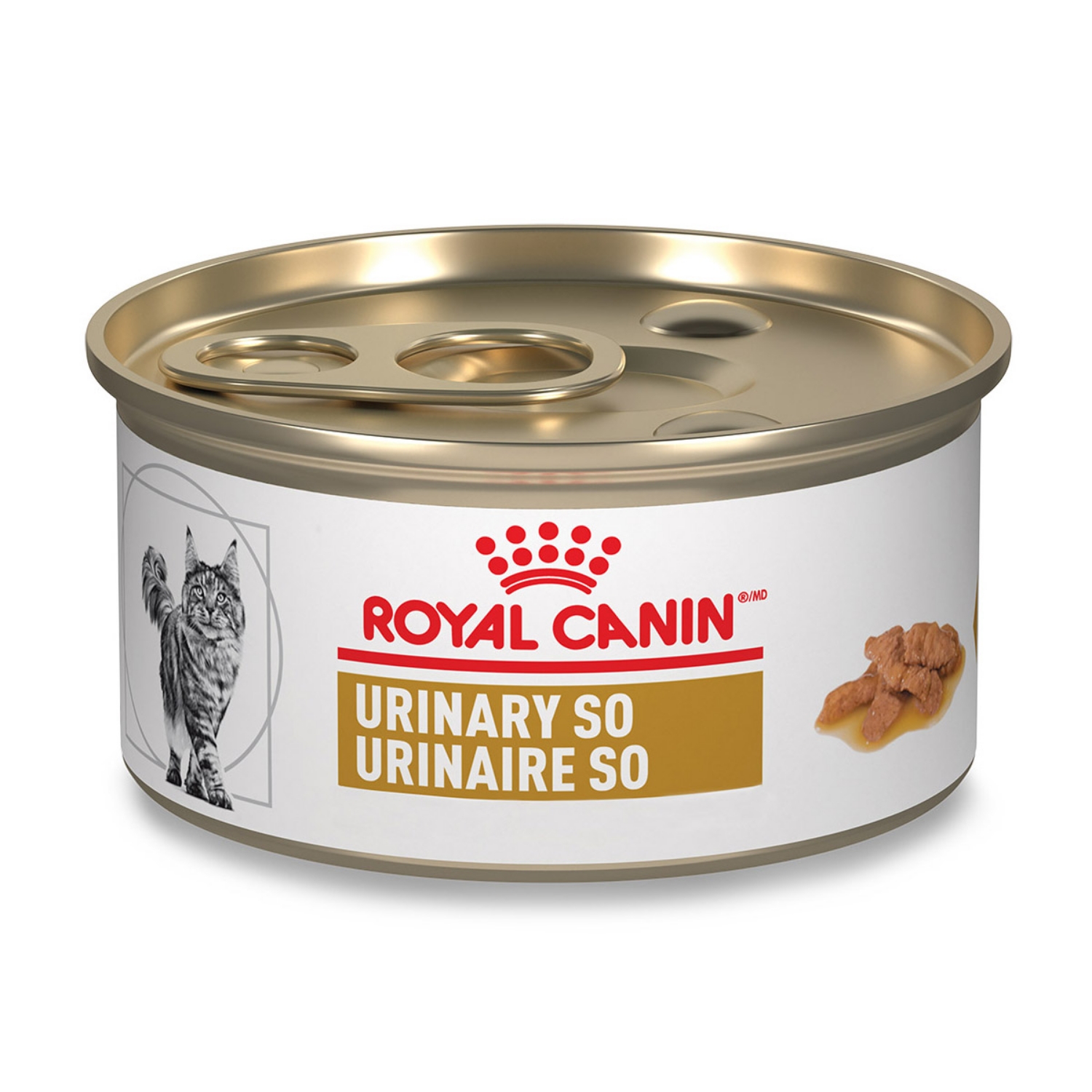Picture of Royal Canin Veterinary Diet URINARY SO Morsels In Gravy Wet Cat Food - 24 X 85gm cans