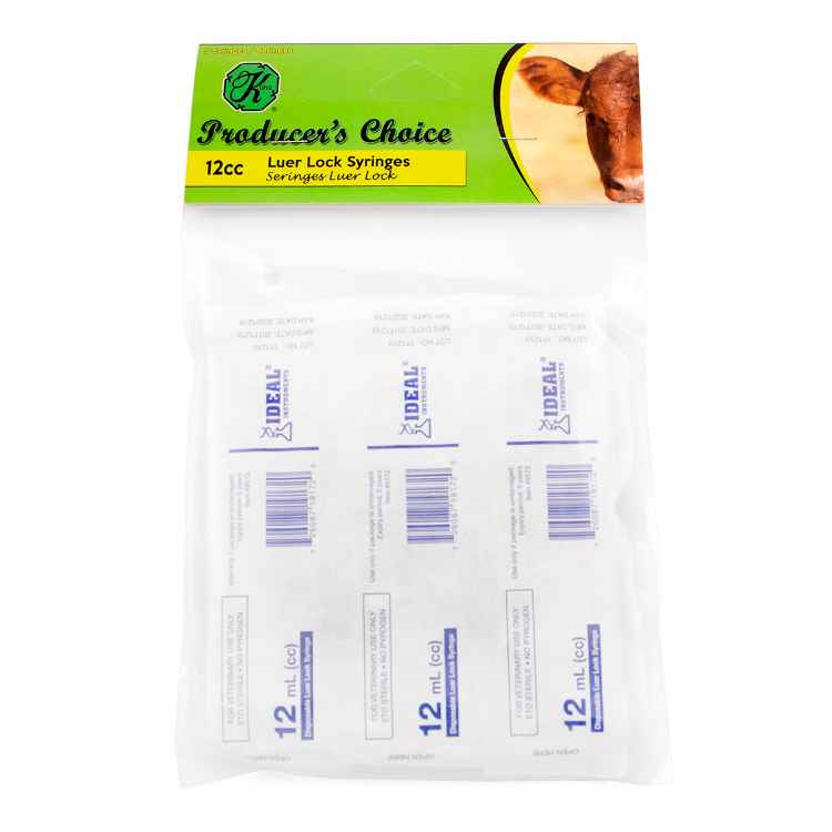 Picture of SYRINGE IDEAL DISP 12cc LUER LOCK TIP - 5/pk